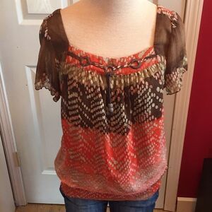 Zac & Rachel top sz M